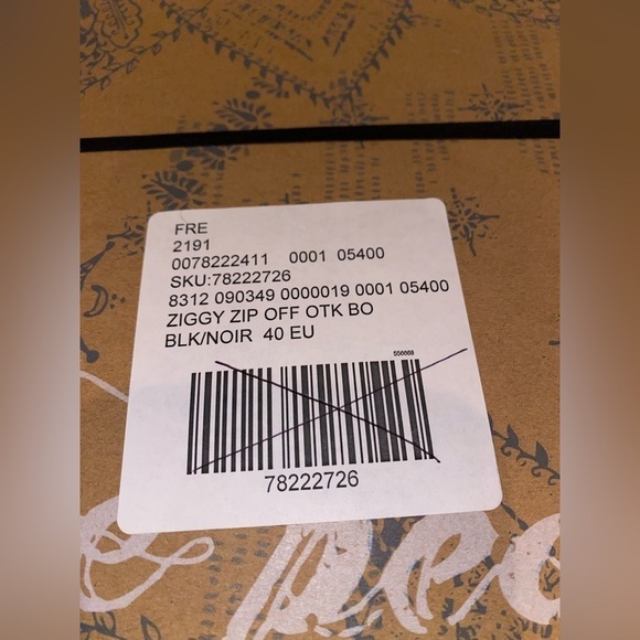 NEW Free People Ziggy Zip Off Over The Knee/ Ankle Boots Women US 10/ EU 40 - Picture 8 of 8